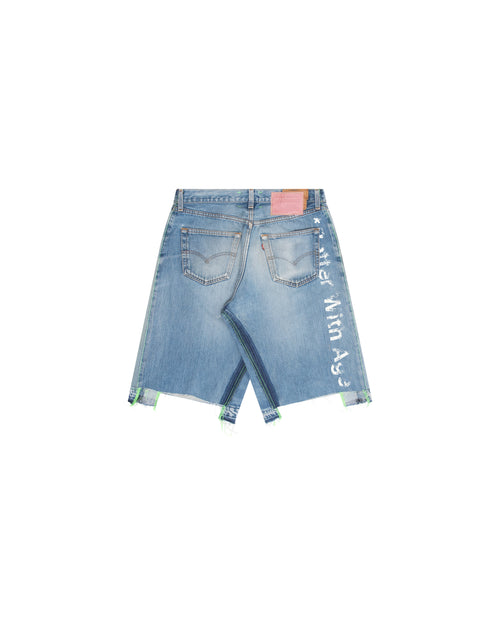 MONROE TRIPLE-WIDE DENIM SHORT